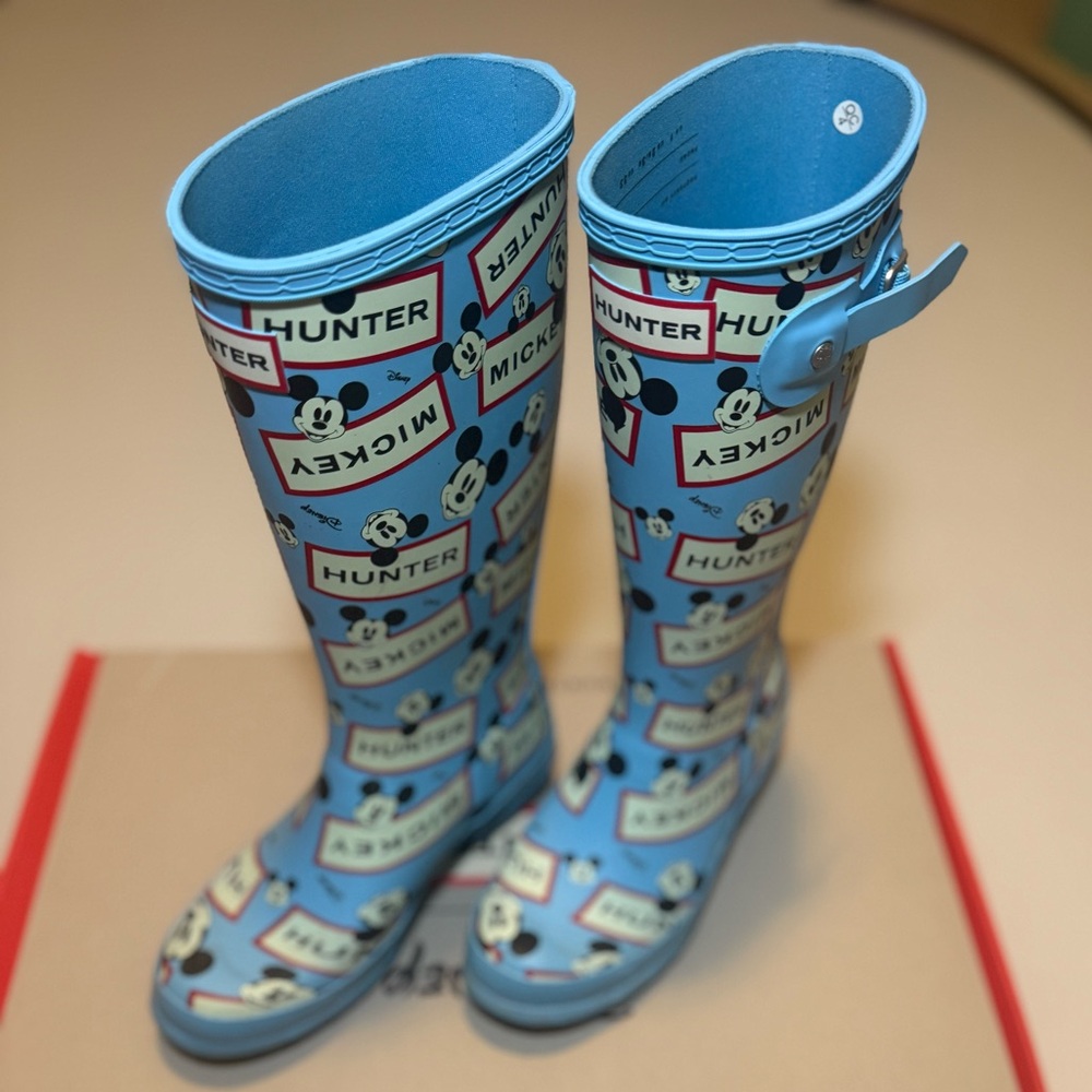 Disney Hunter Blue Mickey Mouse Boots